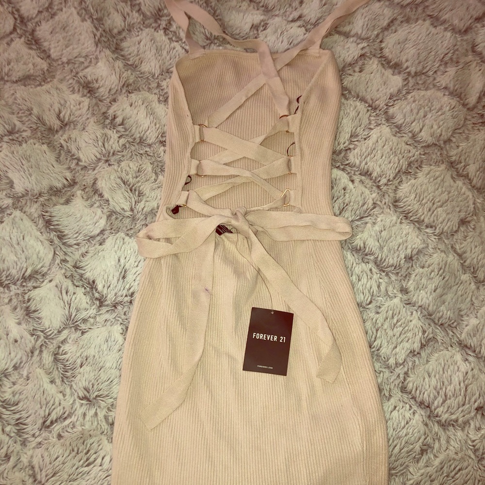 Body con beige/tan dress